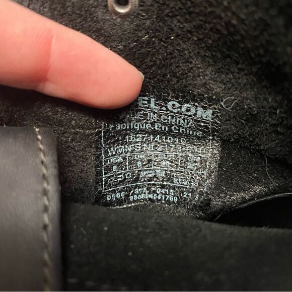 Sorel Joan of Arctic Lace Up Mid Wedge Lexie Wedge Black Leather 8 waterproof - Picture 6 of 6